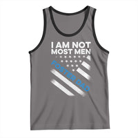 Funny Foster Parent I Am Not Most Men Foster Dad Tank Top American Flag
