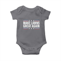 Funny Make Lawns Great Again Baby Onesie Lawn Mower Dad Gardener - Wonder Print Shop