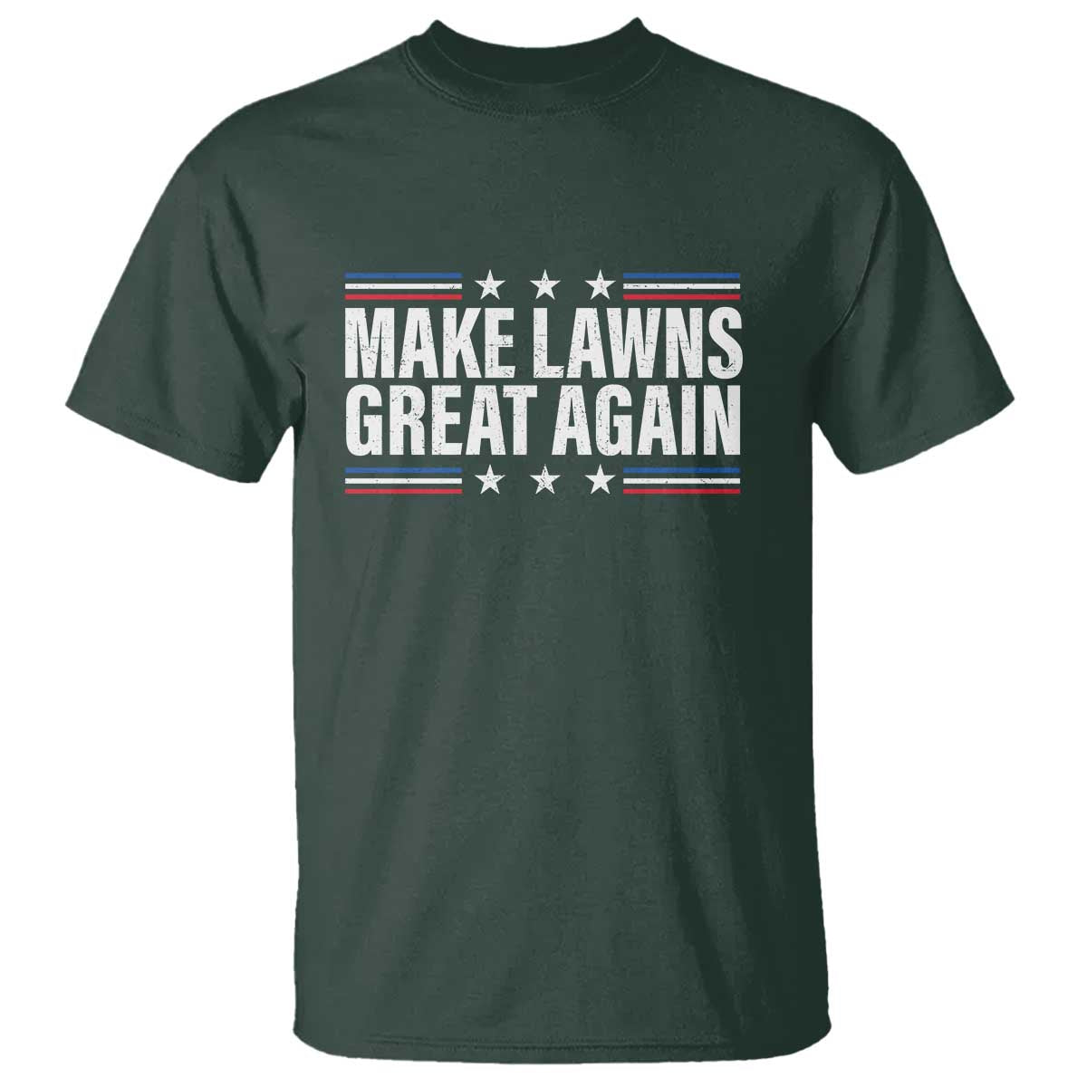 Funny Make Lawns Great Again T Shirt Lawn Mower Dad Gardener - Wonder Print Shop