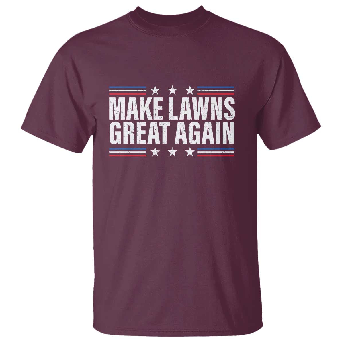 Funny Make Lawns Great Again T Shirt Lawn Mower Dad Gardener - Wonder Print Shop