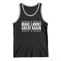 Funny Make Lawns Great Again Tank Top Lawn Mower Dad Gardener - Wonder Print Shop