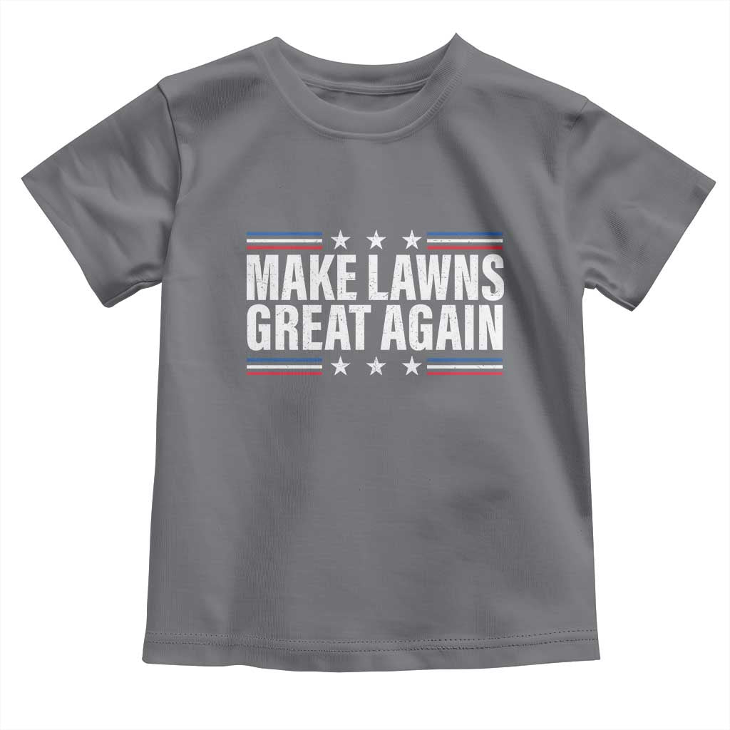 Funny Make Lawns Great Again Toddler T Shirt Lawn Mower Dad Gardener - Wonder Print Shop
