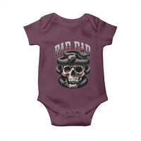 Funny Rad Dad Society Baby Onesie Dad Life Skull Snake Fathers Day