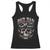 Funny Rad Dad Society Racerback Tank Top Dad Life Skull Snake Fathers Day