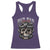 Funny Rad Dad Society Racerback Tank Top Dad Life Skull Snake Fathers Day