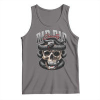 Funny Rad Dad Society Tank Top Dad Life Skull Snake Fathers Day