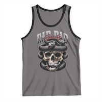 Funny Rad Dad Society Tank Top Dad Life Skull Snake Fathers Day