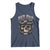 Funny Rad Dad Society Tank Top Dad Life Skull Snake Fathers Day