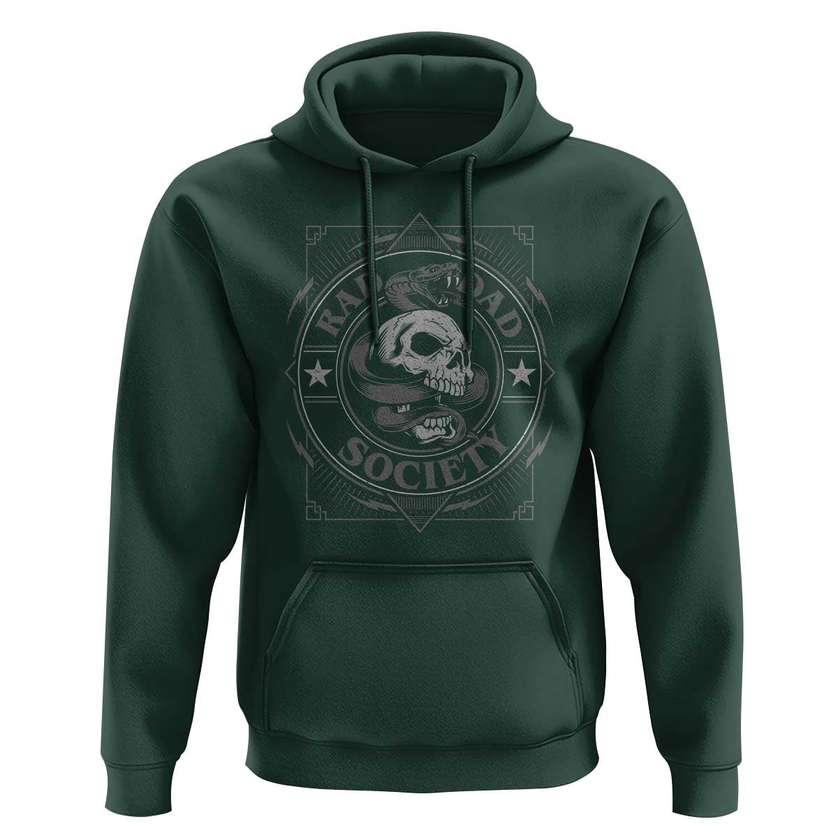 Funny Rad Dad Society Hoodie Vintage Skull Snake Fathers Day
