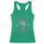 Funny Rad Dad Society Racerback Tank Top Vintage Skull Snake Fathers Day