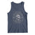 Funny Rad Dad Society Tank Top Vintage Skull Snake Fathers Day