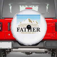 Funny Christian Father Spare Tire Cover The Righteous Man Walks In His Integrity Fathers Day