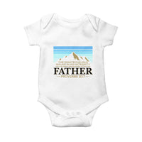 Funny Christian Father Baby Onesie The Righteous Man Walks In His Integrity Fathers Day
