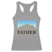 Funny Christian Father Racerback Tank Top The Righteous Man Walks In His Integrity Fathers Day