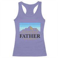 Funny Christian Father Racerback Tank Top The Righteous Man Walks In His Integrity Fathers Day