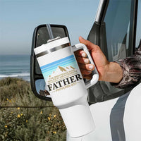 Funny Christian Father Tumbler With Handle The Righteous Man Walks In His Integrity Fathers Day