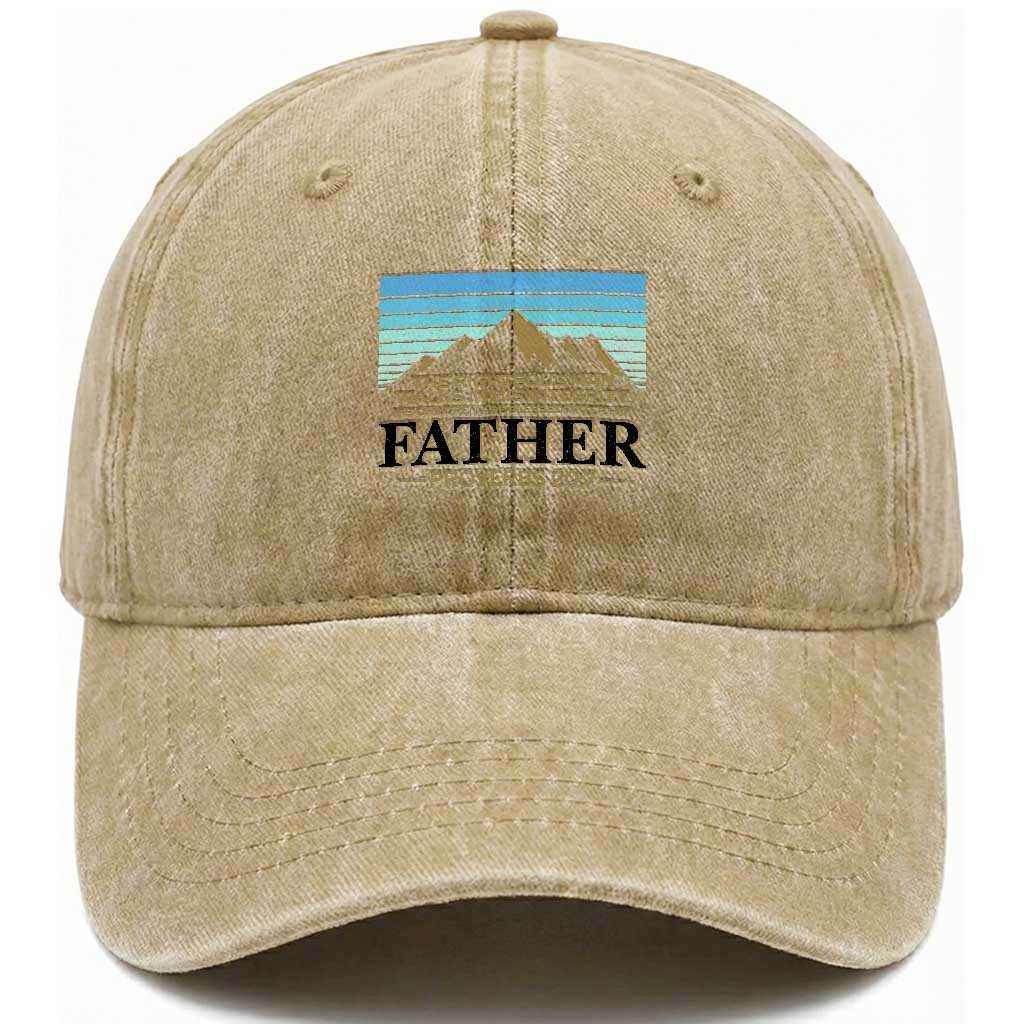 Funny Christian Father Washed Cotton Baseball Cap The Righteous Man Walks In His Integrity Fathers Day
