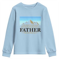 Funny Christian Father Youth Sweatshirt The Righteous Man Walks In His Integrity Fathers Day