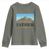 Funny Christian Father Youth Sweatshirt The Righteous Man Walks In His Integrity Fathers Day