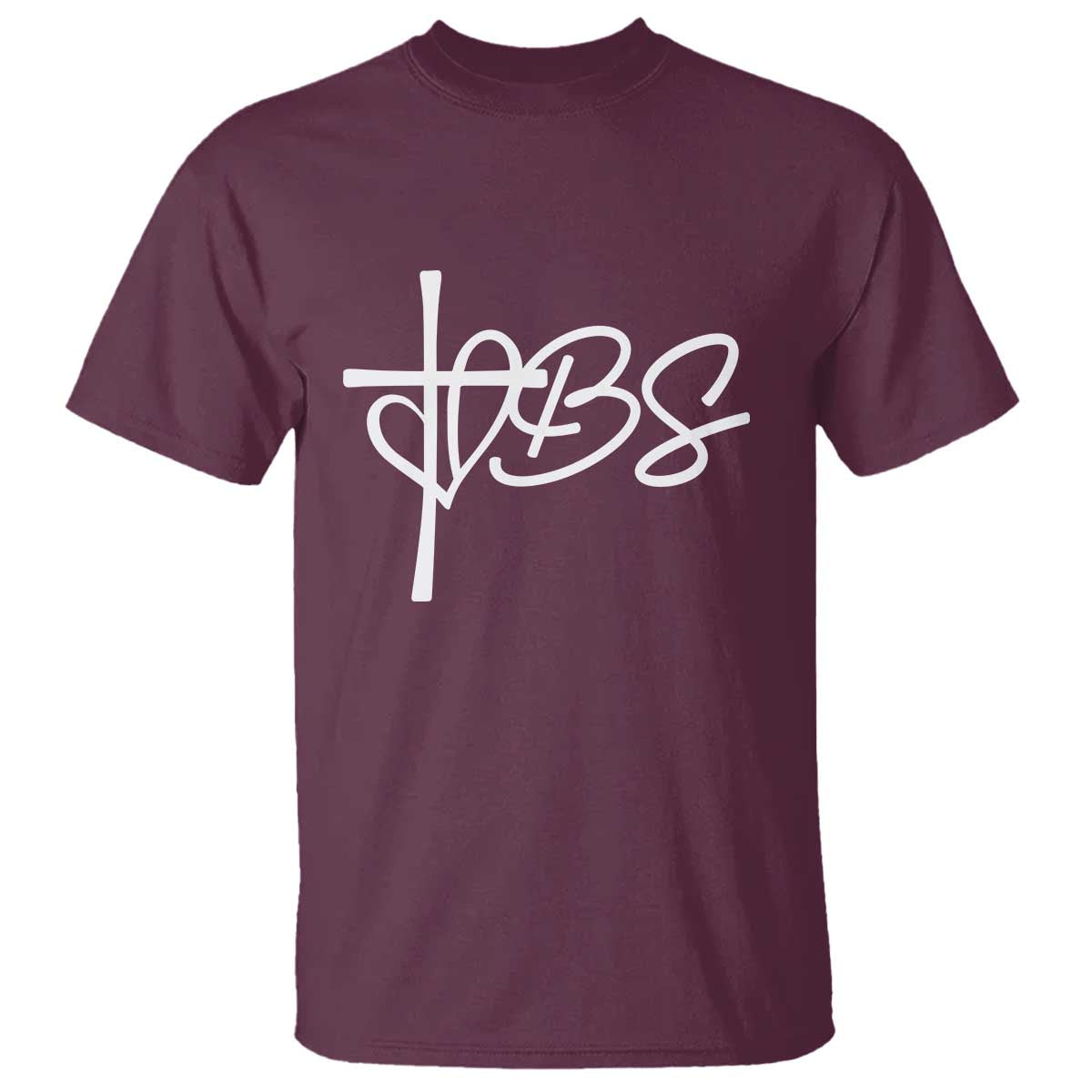 Funny VBS Vacation Bible School T Shirt Heart Cross - Wonder Print Shop