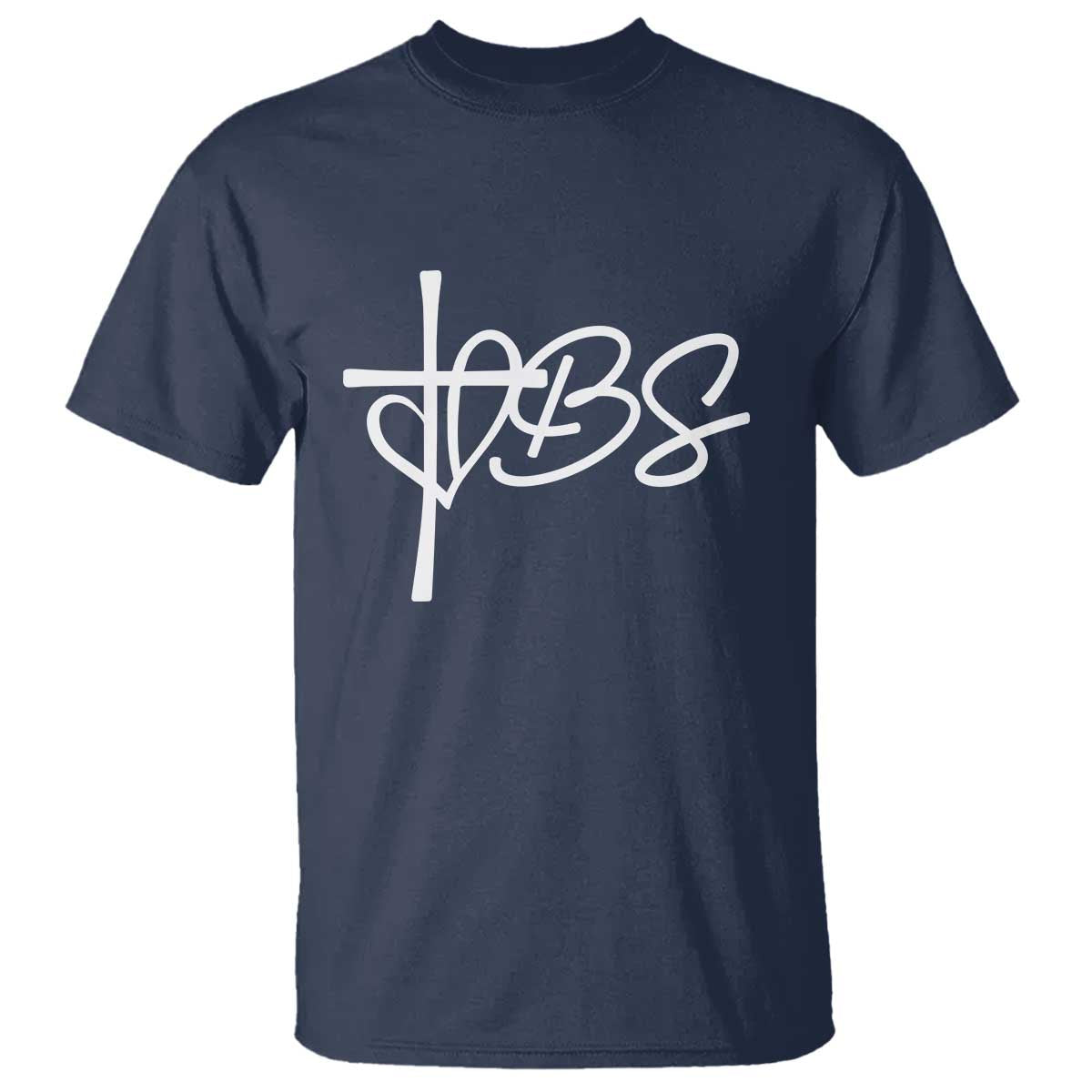 Funny VBS Vacation Bible School T Shirt Heart Cross - Wonder Print Shop