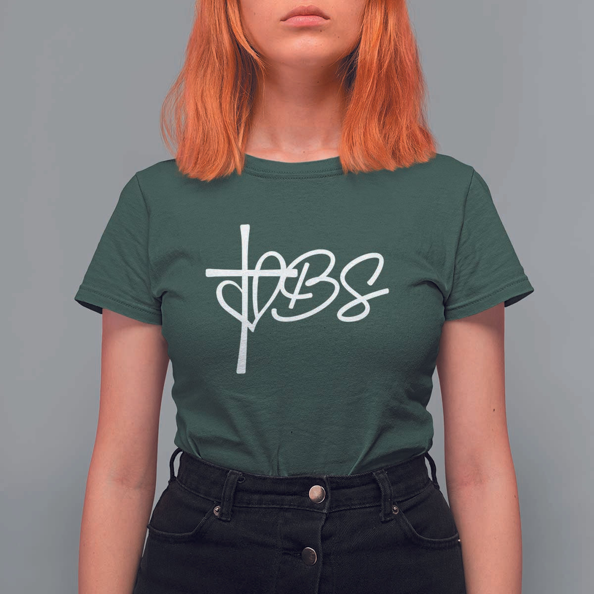 Funny VBS Vacation Bible School T Shirt For Women Heart Cross - Wonder Print Shop