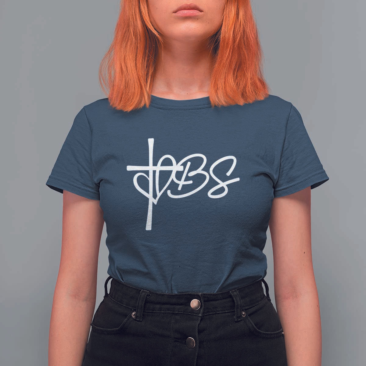 Funny VBS Vacation Bible School T Shirt For Women Heart Cross - Wonder Print Shop