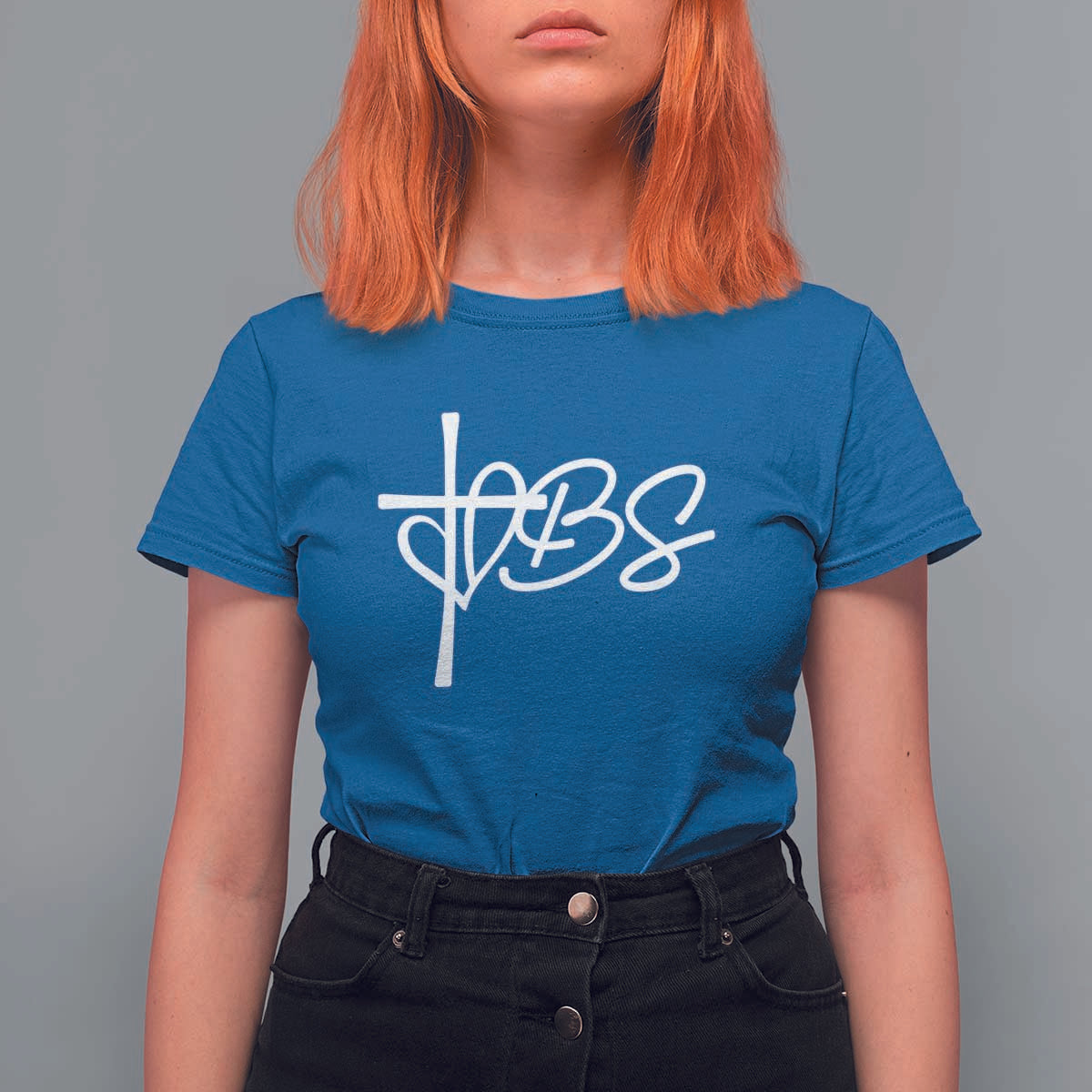 Funny VBS Vacation Bible School T Shirt For Women Heart Cross - Wonder Print Shop