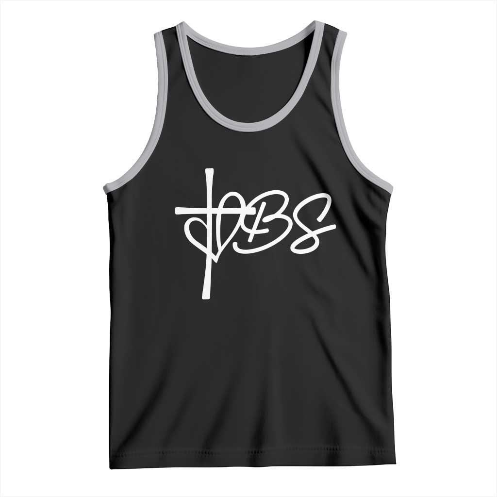 Funny VBS Vacation Bible School Tank Top Heart Cross - Wonder Print Shop