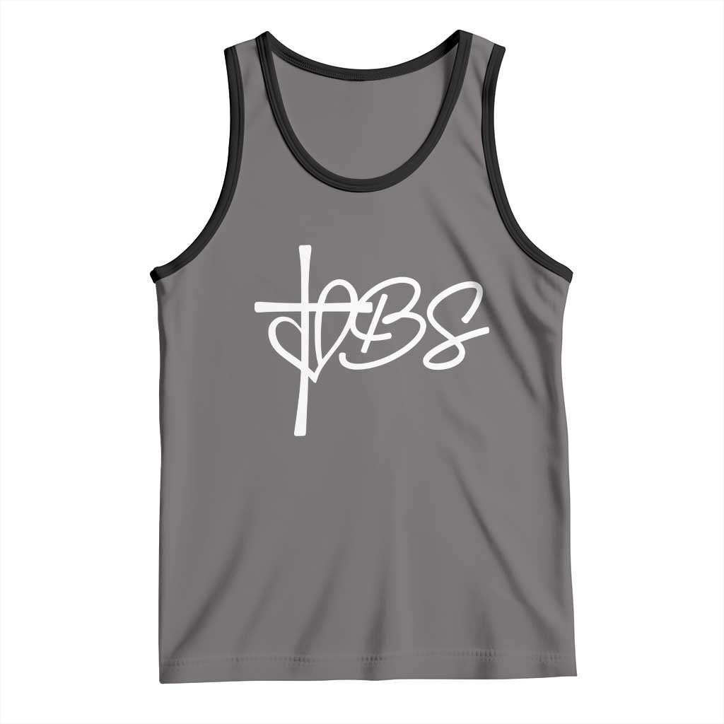 Funny VBS Vacation Bible School Tank Top Heart Cross - Wonder Print Shop