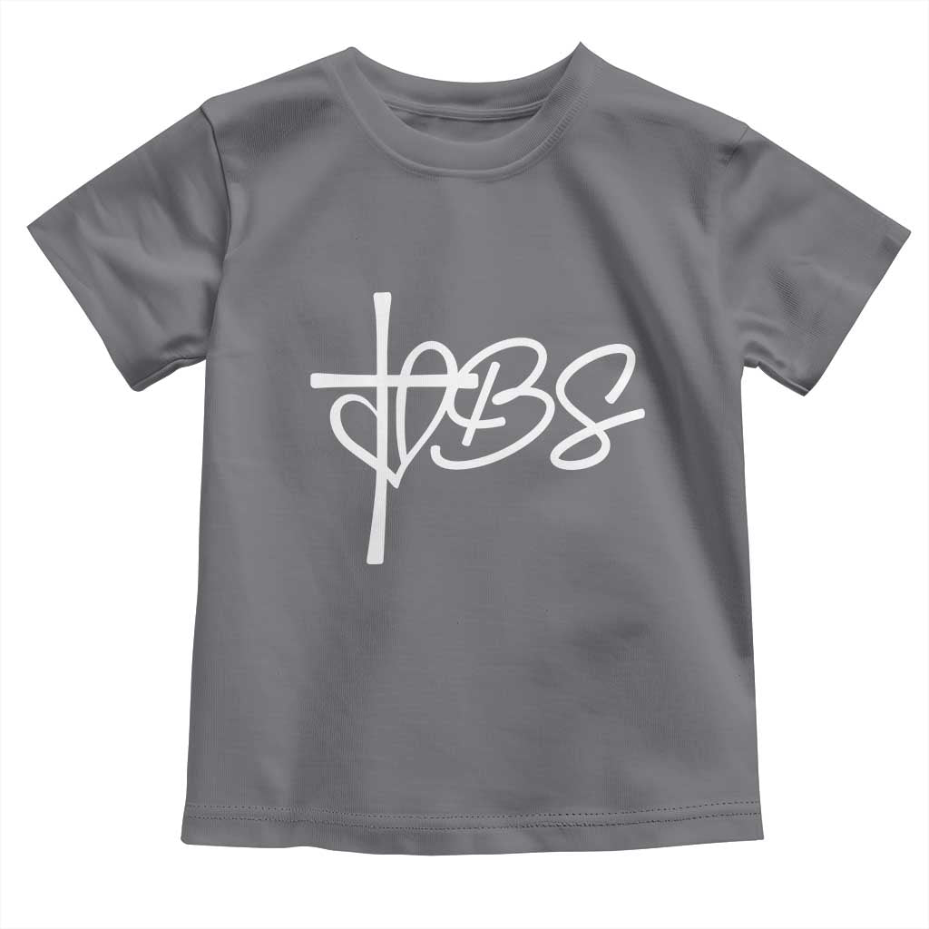 Funny VBS Vacation Bible School Toddler T Shirt Heart Cross - Wonder Print Shop