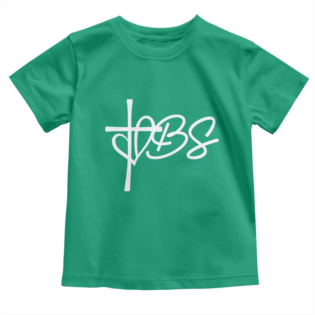 Funny VBS Vacation Bible School Toddler T Shirt Heart Cross - Wonder Print Shop