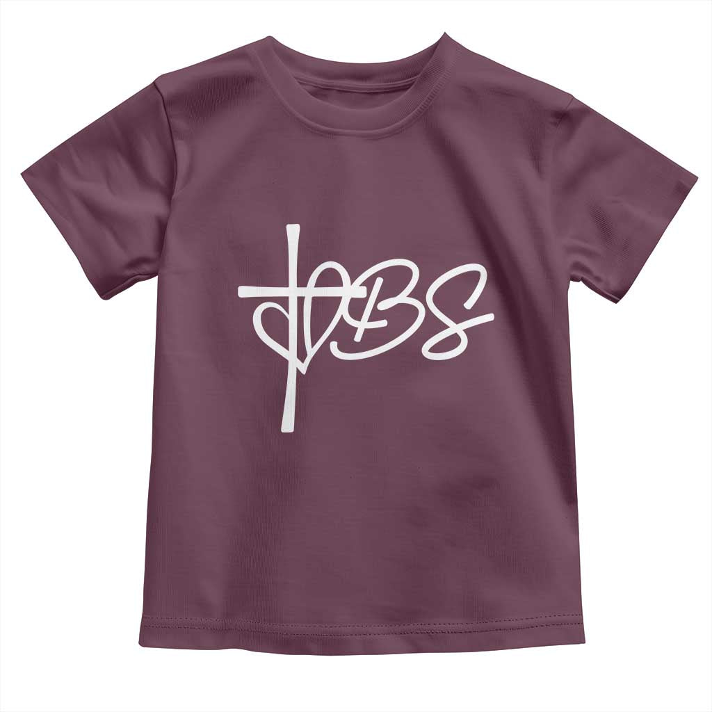 Funny VBS Vacation Bible School Toddler T Shirt Heart Cross - Wonder Print Shop