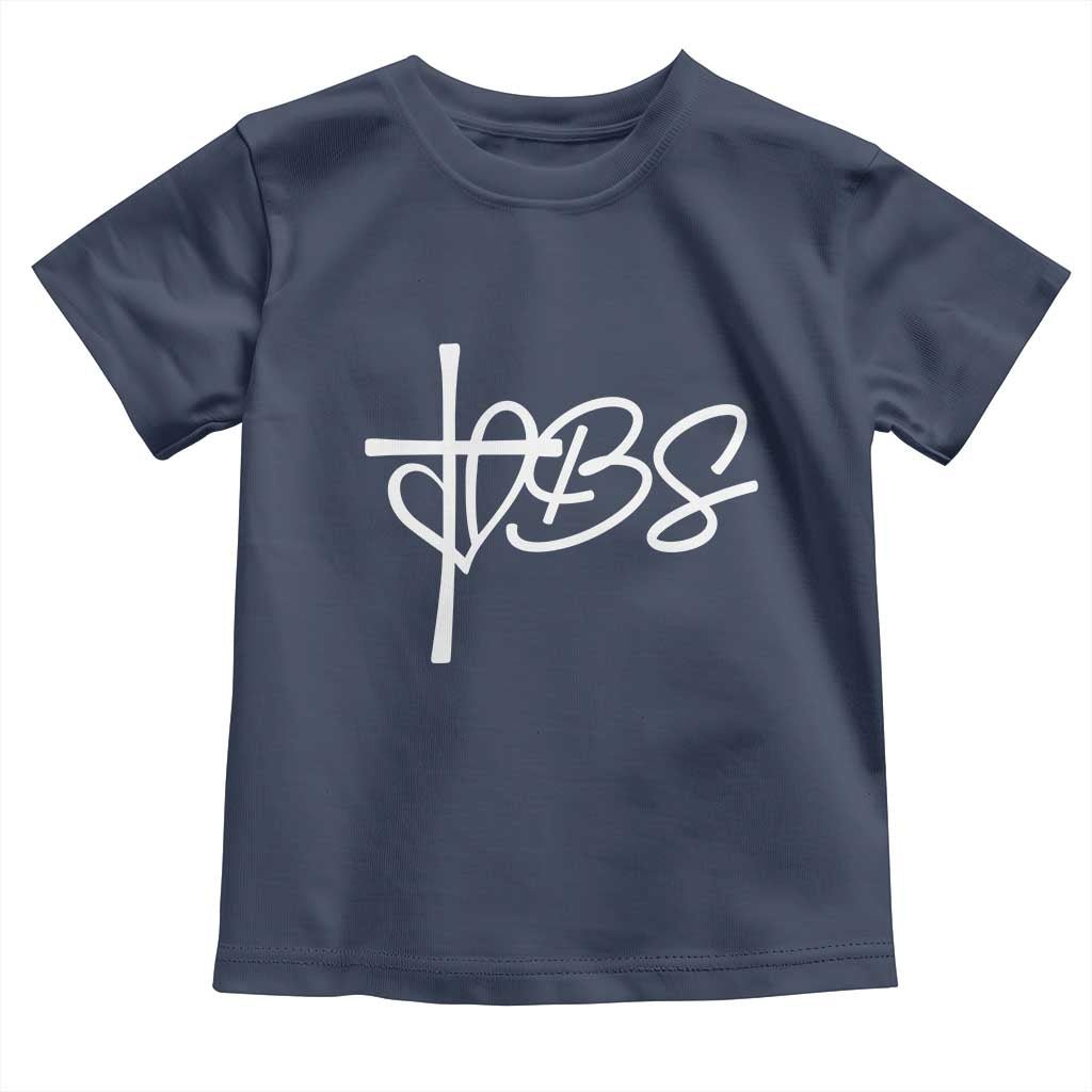 Funny VBS Vacation Bible School Toddler T Shirt Heart Cross - Wonder Print Shop