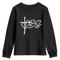 Funny VBS Vacation Bible School Youth Sweatshirt Heart Cross - Wonder Print Shop