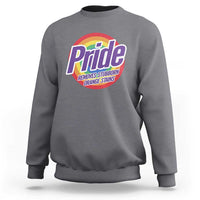 Funny Pride Removes Stubborn Orange Stains Sweatshirt LGBTQ Pride Month