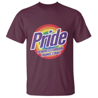 Funny Pride Removes Stubborn Orange Stains T Shirt LGBTQ Pride Month