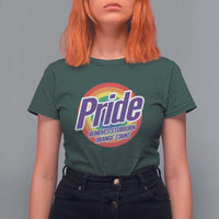 Funny Pride Removes Stubborn Orange Stains T Shirt For Women LGBTQ Pride Month