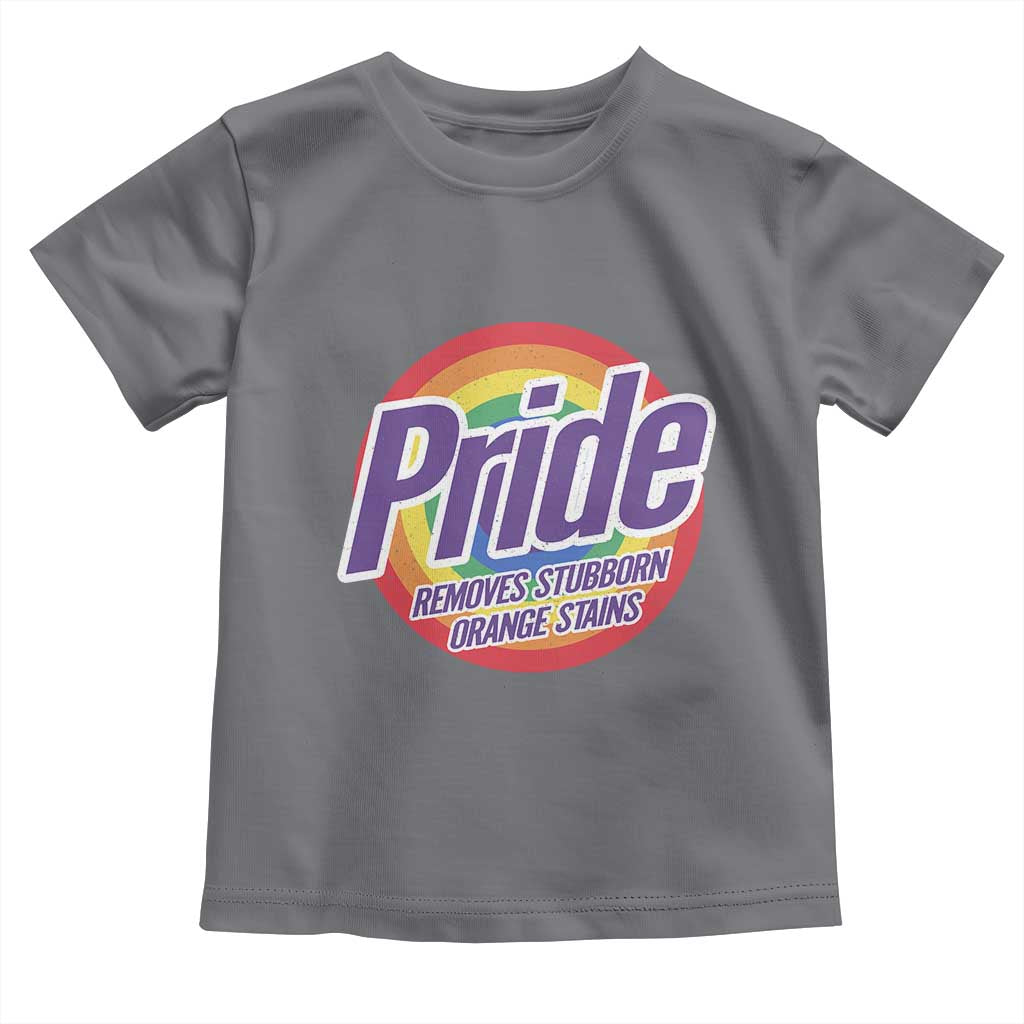 Funny Pride Removes Stubborn Orange Stains Toddler T Shirt LGBTQ Pride Month