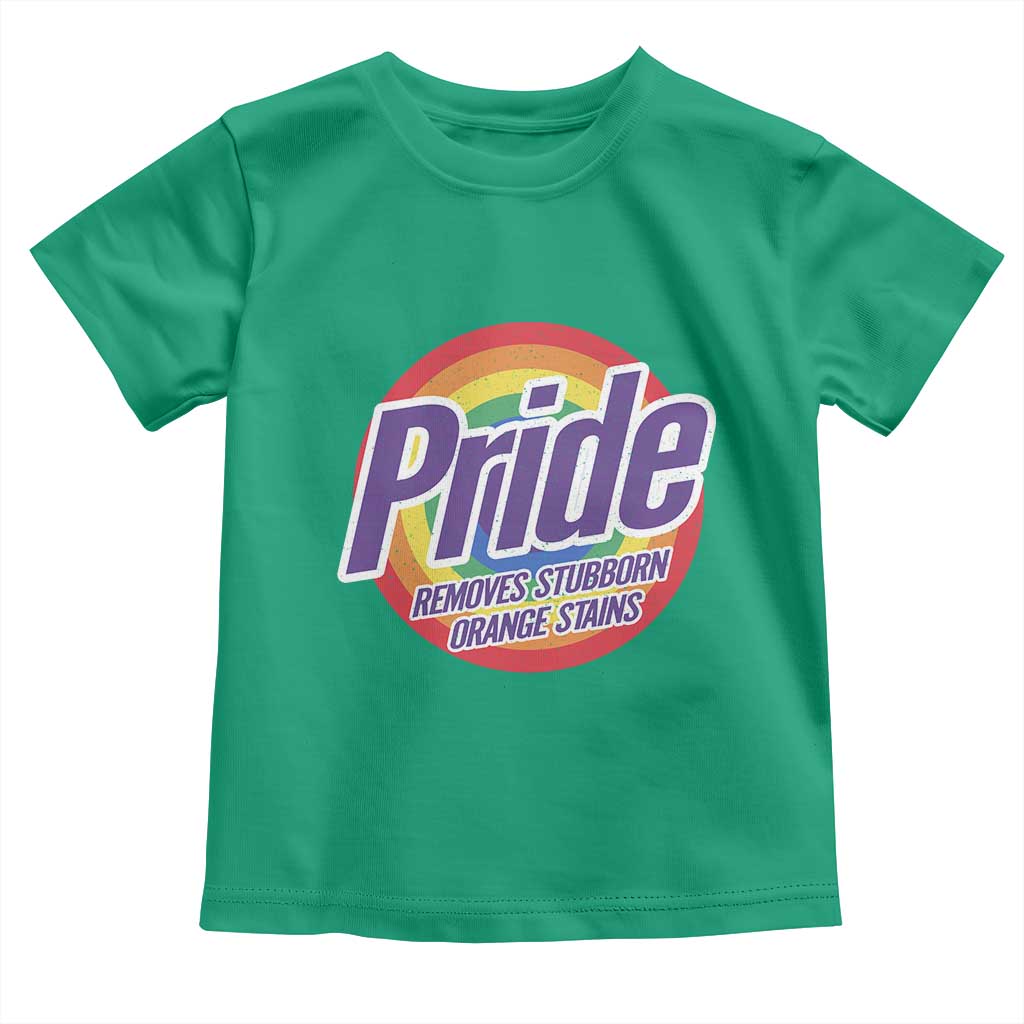 Funny Pride Removes Stubborn Orange Stains Toddler T Shirt LGBTQ Pride Month