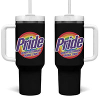 Funny Pride Removes Stubborn Orange Stains Tumbler With Handle LGBTQ Pride Month