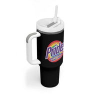 Funny Pride Removes Stubborn Orange Stains Tumbler With Handle LGBTQ Pride Month