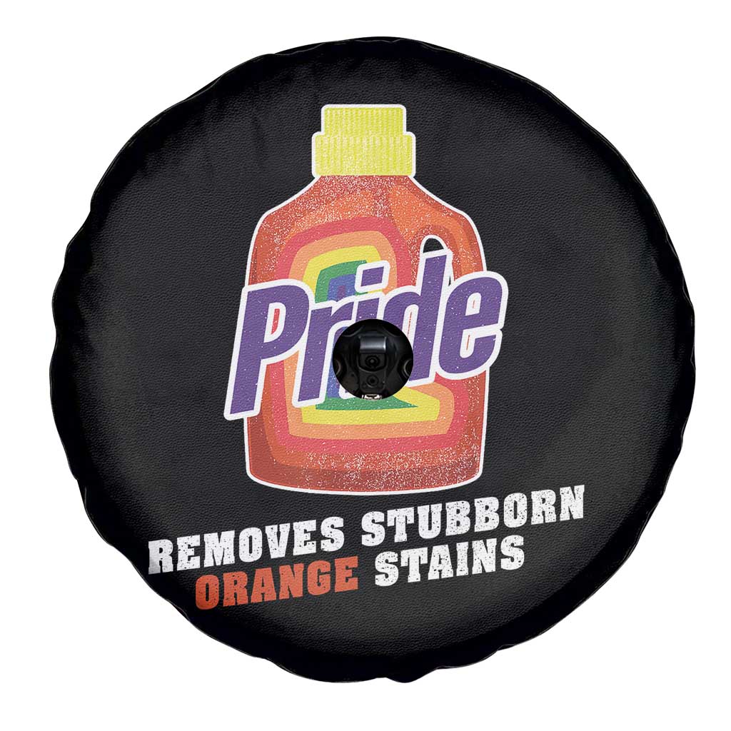 Funny Pride Removes Stubborn Orange Stains Spare Tire Cover Pride Month LGBTQ - Wonder Print Shop
