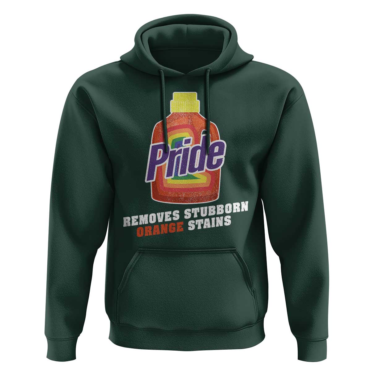 Funny Pride Removes Stubborn Orange Stains Hoodie Pride Month LGBTQ - Wonder Print Shop