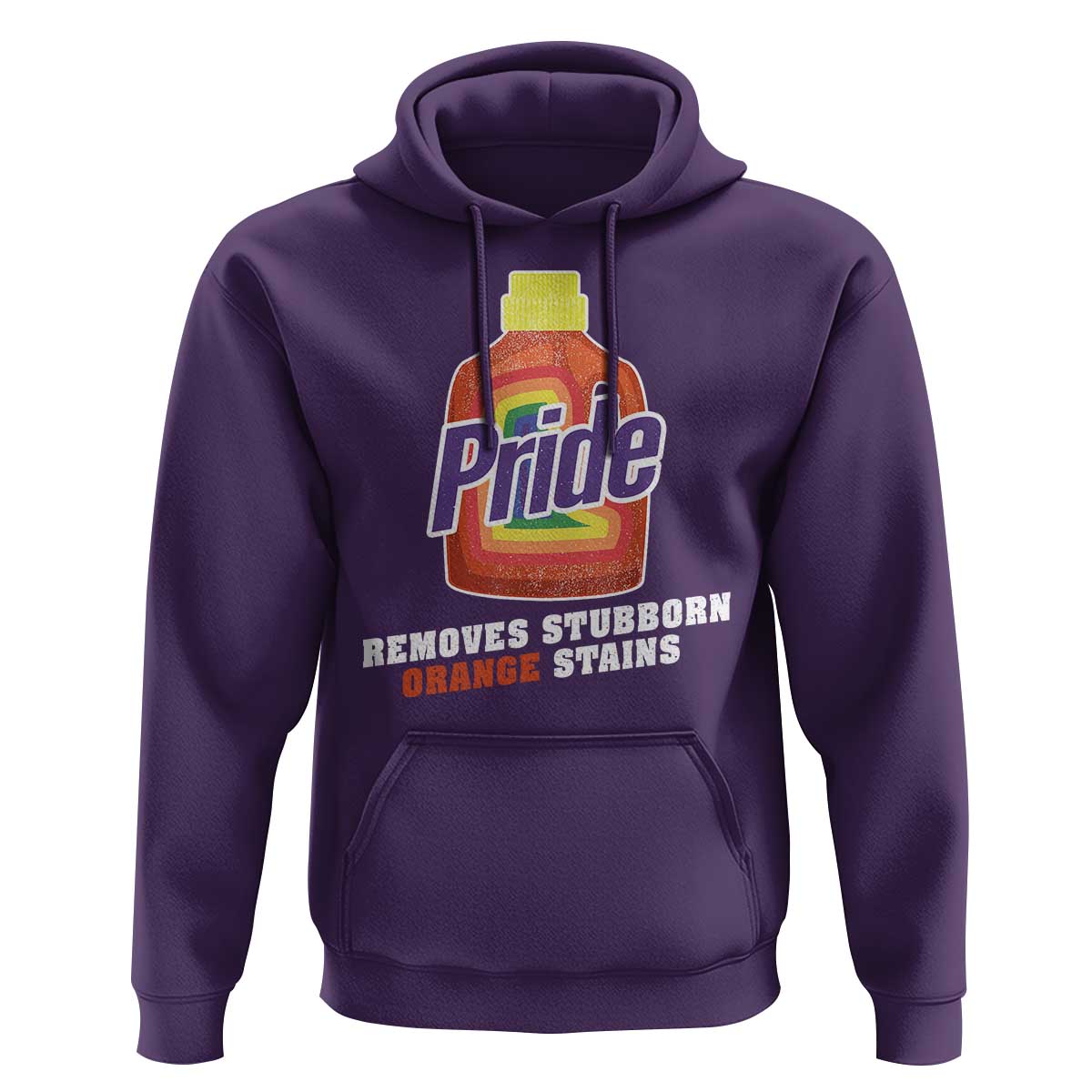 Funny Pride Removes Stubborn Orange Stains Hoodie Pride Month LGBTQ - Wonder Print Shop
