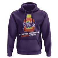 Funny Pride Removes Stubborn Orange Stains Hoodie Pride Month LGBTQ - Wonder Print Shop