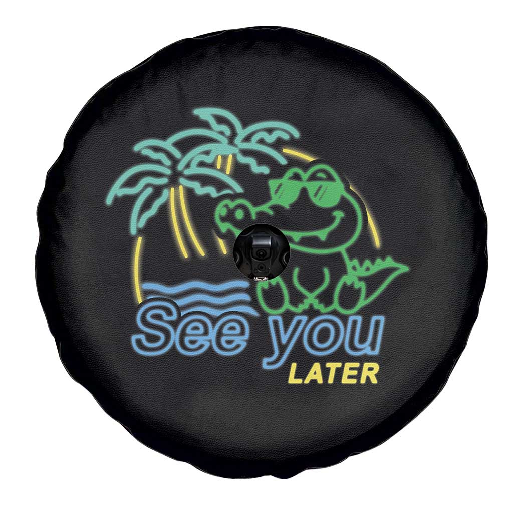 Funny See You Later Teacher Summer Alligator Spare Tire Cover Later Gator Last Day Of School - Wonder Print Shop