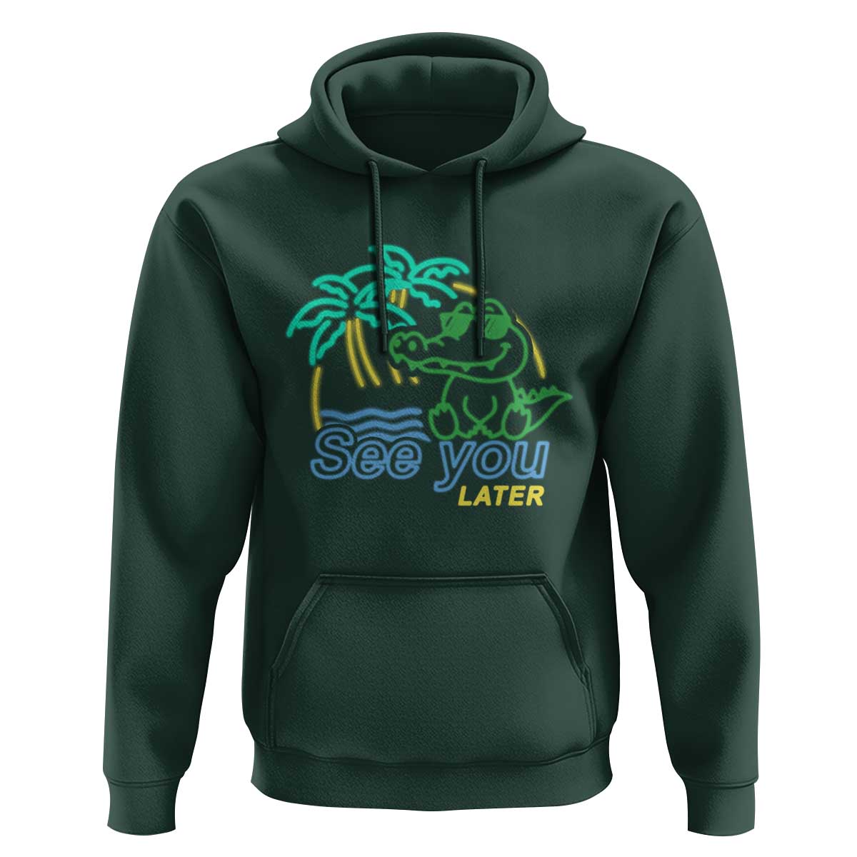 Funny See You Later Teacher Summer Alligator Hoodie Later Gator Last Day Of School - Wonder Print Shop