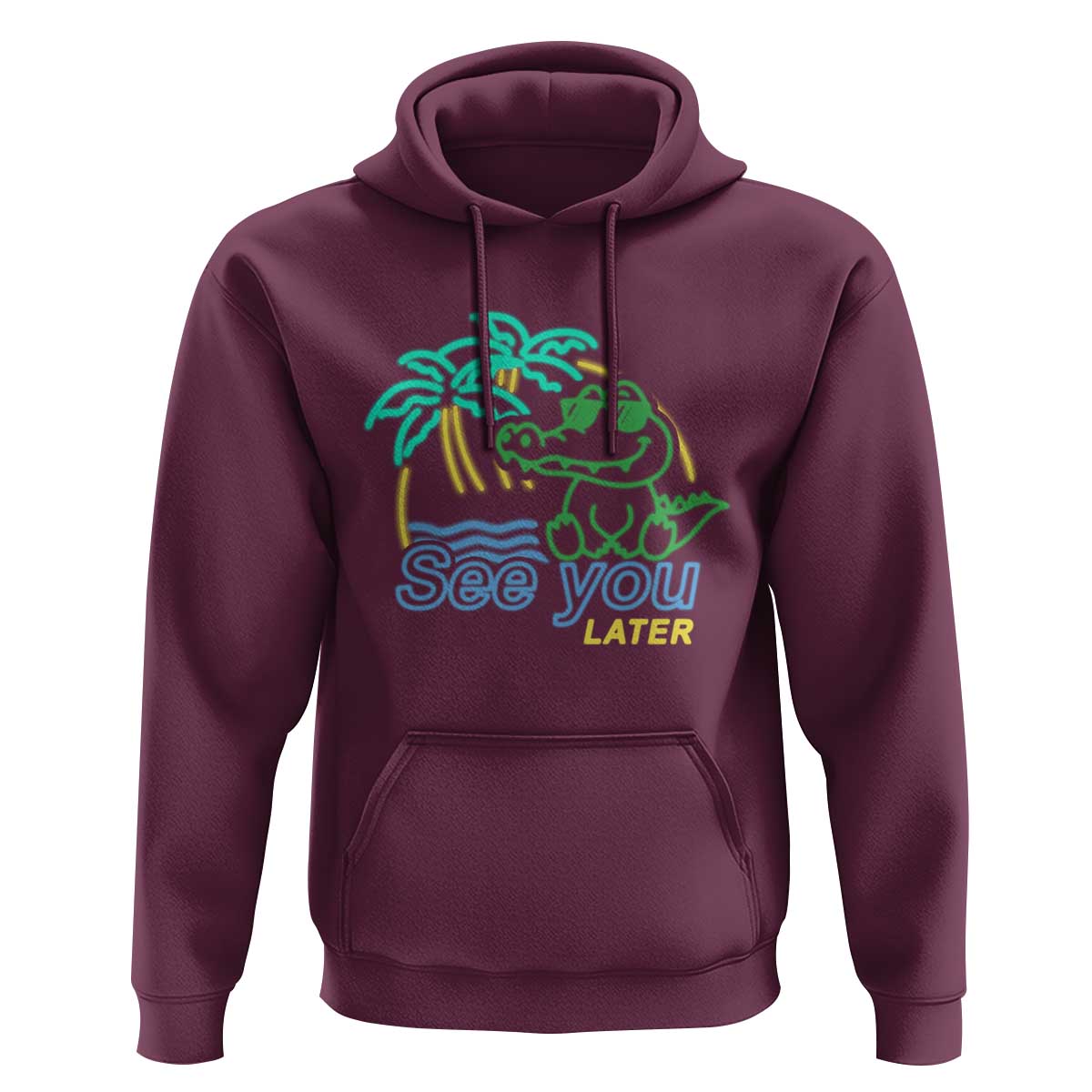 Funny See You Later Teacher Summer Alligator Hoodie Later Gator Last Day Of School - Wonder Print Shop