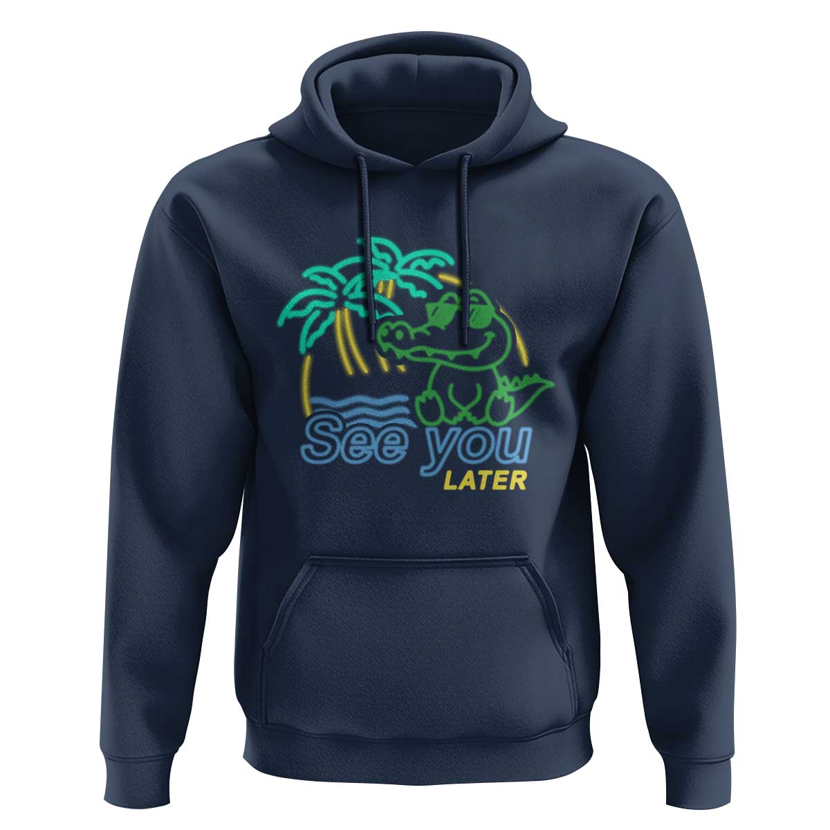 Funny See You Later Teacher Summer Alligator Hoodie Later Gator Last Day Of School - Wonder Print Shop